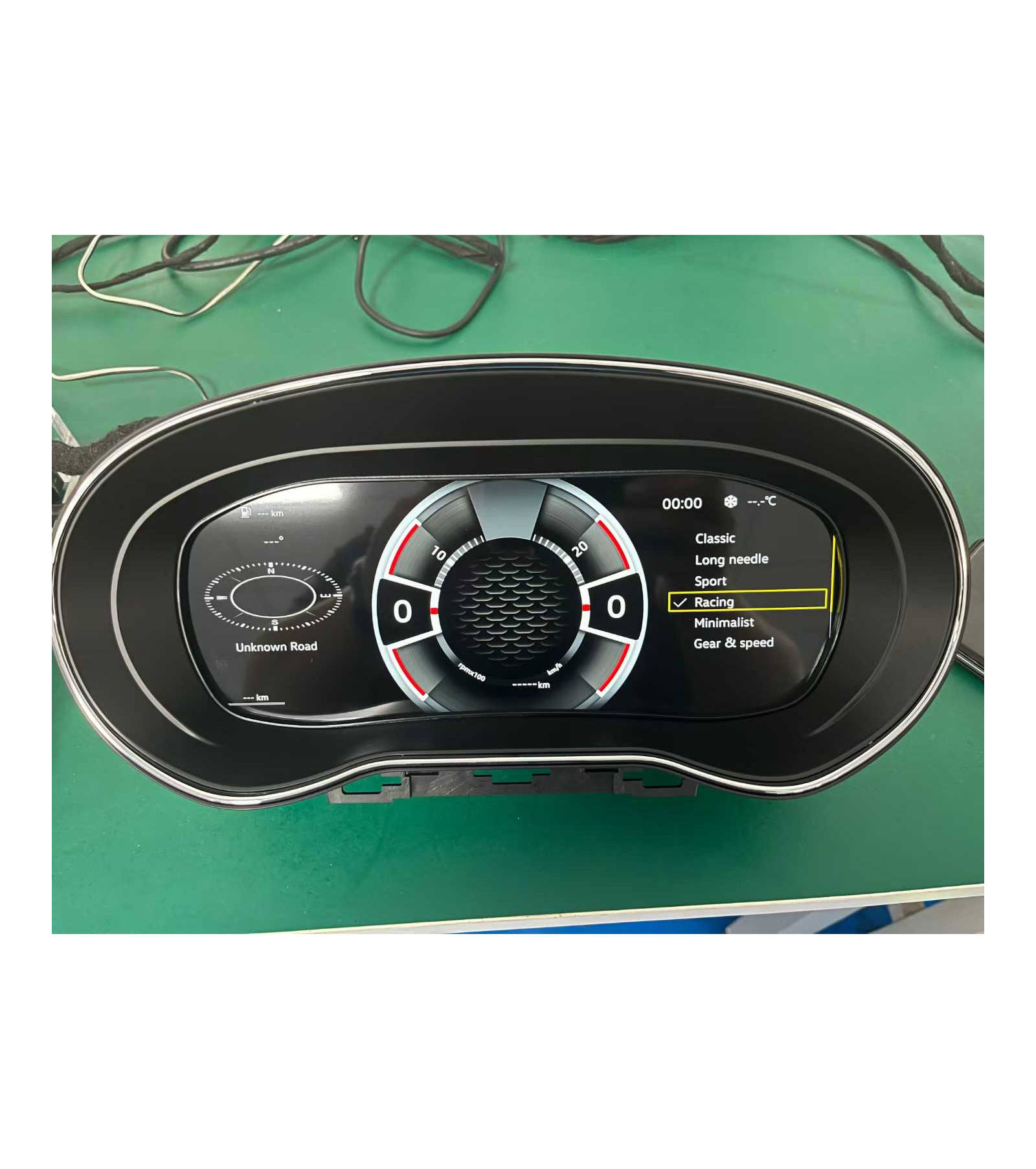 Upgrade LCD Digital Cluster Speedometer Instrument with Carplay New Auto Meter for Volkswagen VW Polo 2009-2016
