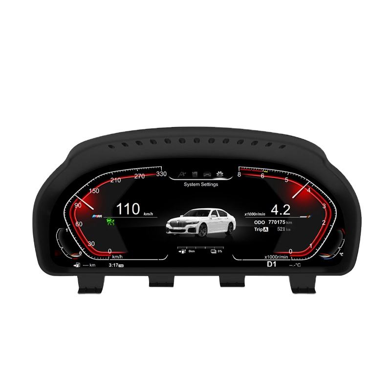 12,3'' Digitales Armaturenbrett für BMW F07 F10 F11 F06 F12 F13 F01 F02 F03 LCD-Armaturenbrett-Cluster Virtueller Cockpit-Tachometer