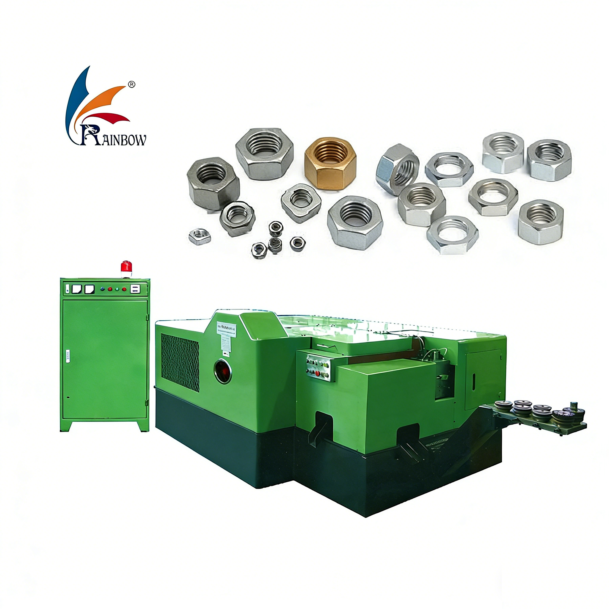 Machine de formage d'écrous à longue course pour formeur de pièces automobiles à faible bruit