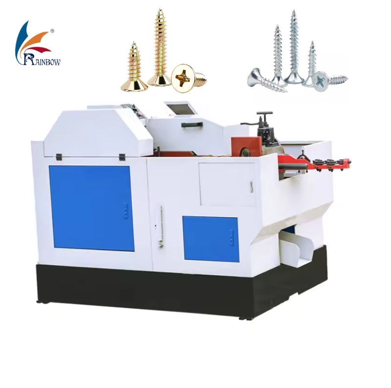 Автоматическая машина с двумя матрицами и четырьмя выдувными головками - эффективное оборудование для производства крепежных изделий