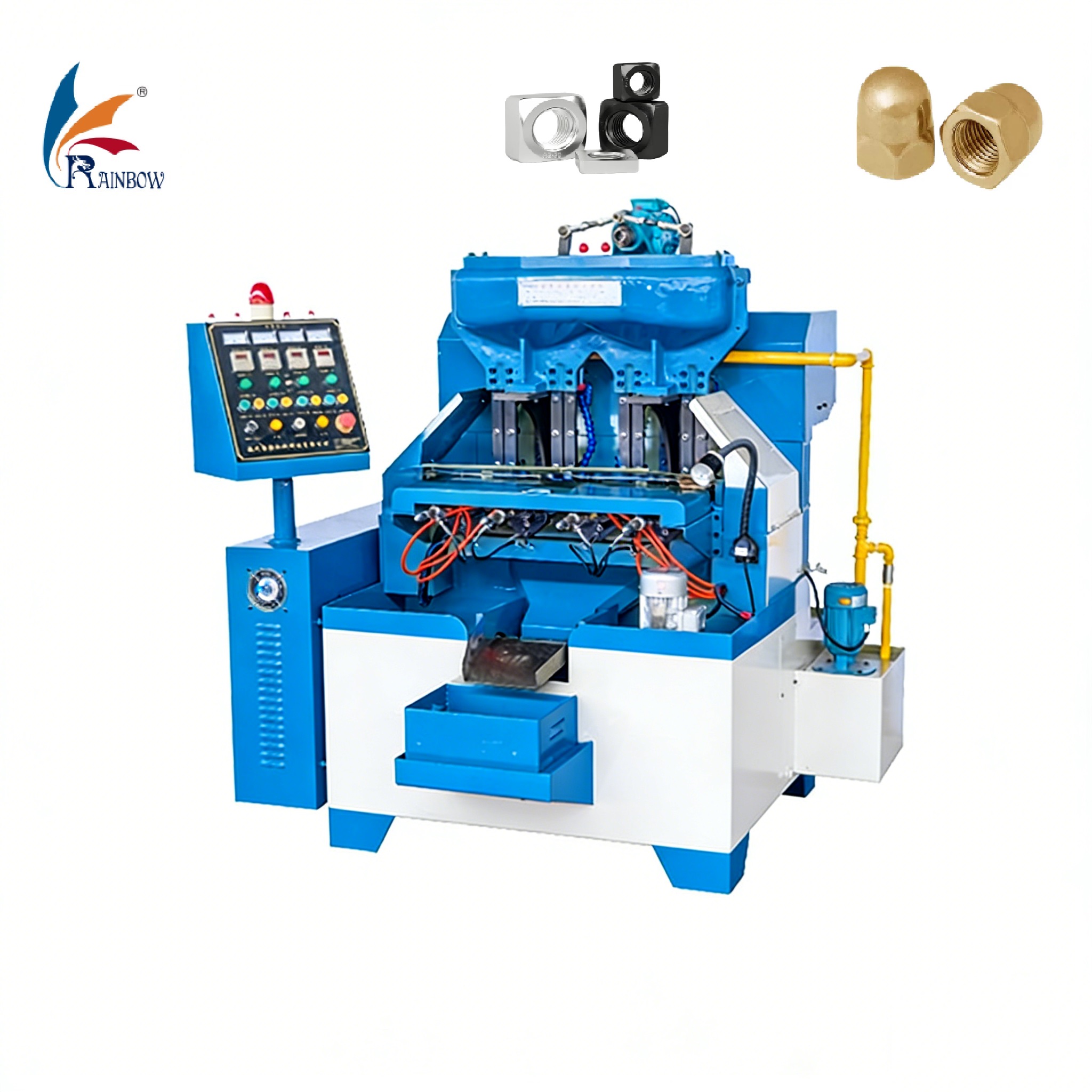High precision single spindle tapping machine for special long nut - COPY - 726i0g