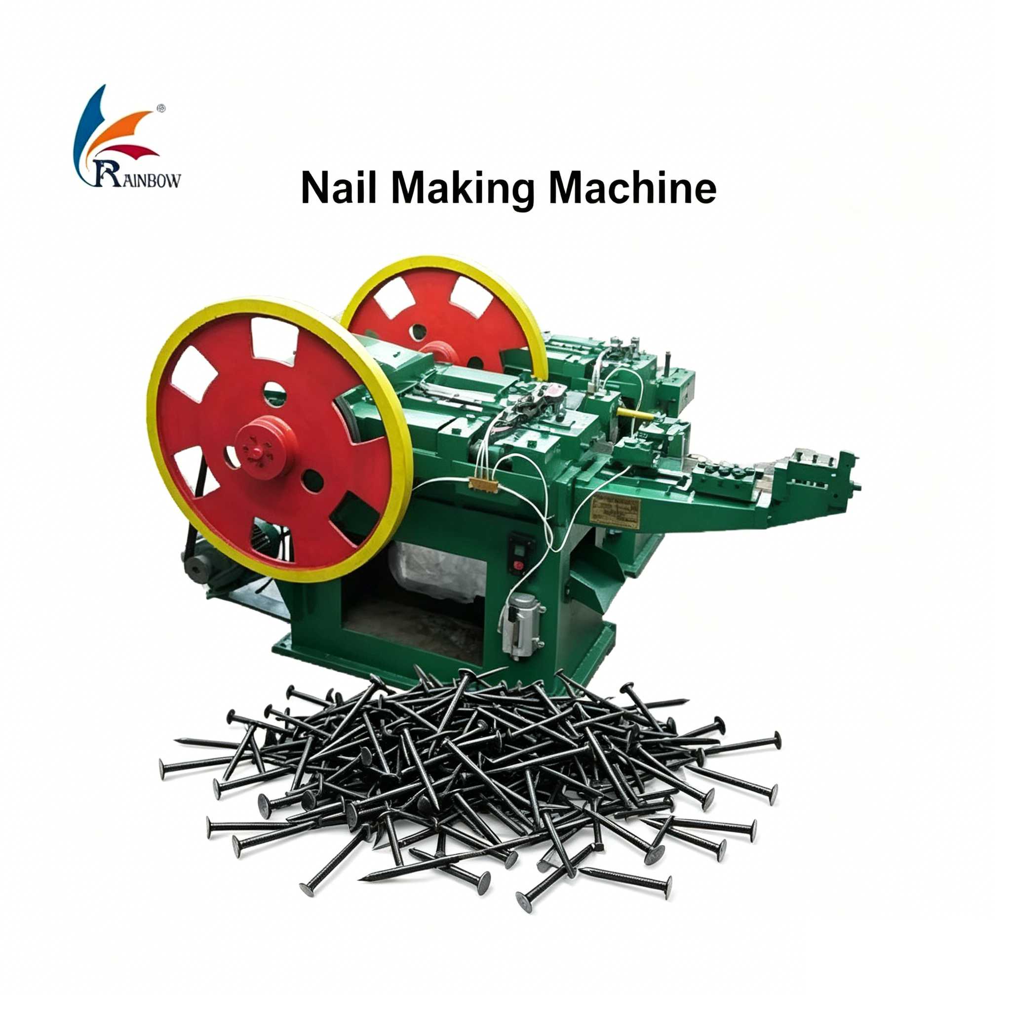 Full Automatic Nail Making Machine M2-M10 Nail Forming Machine for Different Diameter Nails - COPY - 9ehdhn