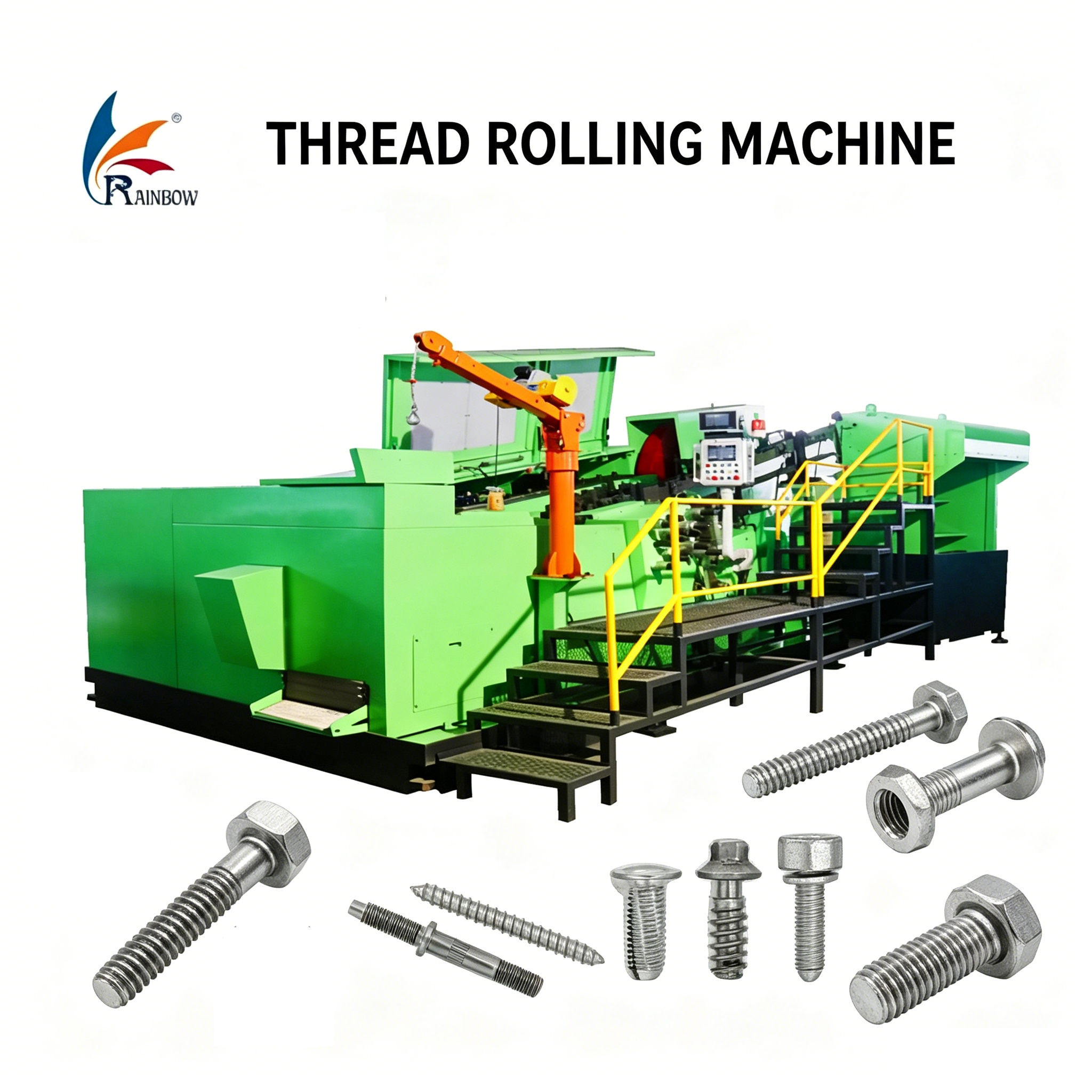 M18-M22 Hex Bolt Threads Roller Thread Rolling Machine Screw Threads - COPY - r7prn3