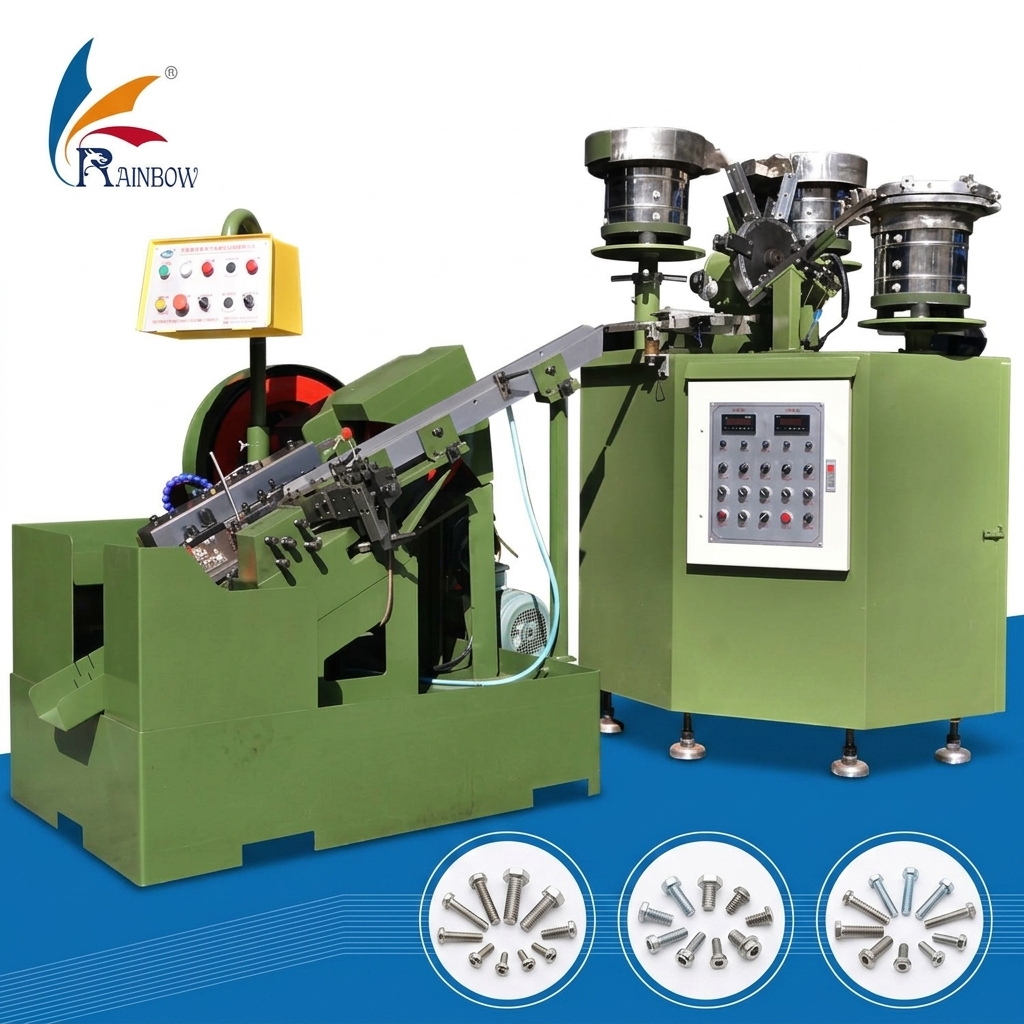 Automatic High Speed Thread Rolling Machine Cold Heading Thread Roller for Bolts Screws Fasteners