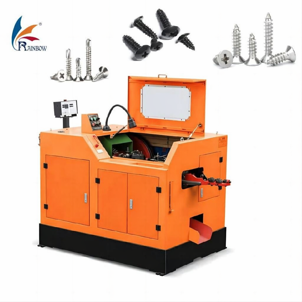 High Speed Self Drilling Screws Cold Forging Press 1 Die 2 Blow Cold Heading Machine