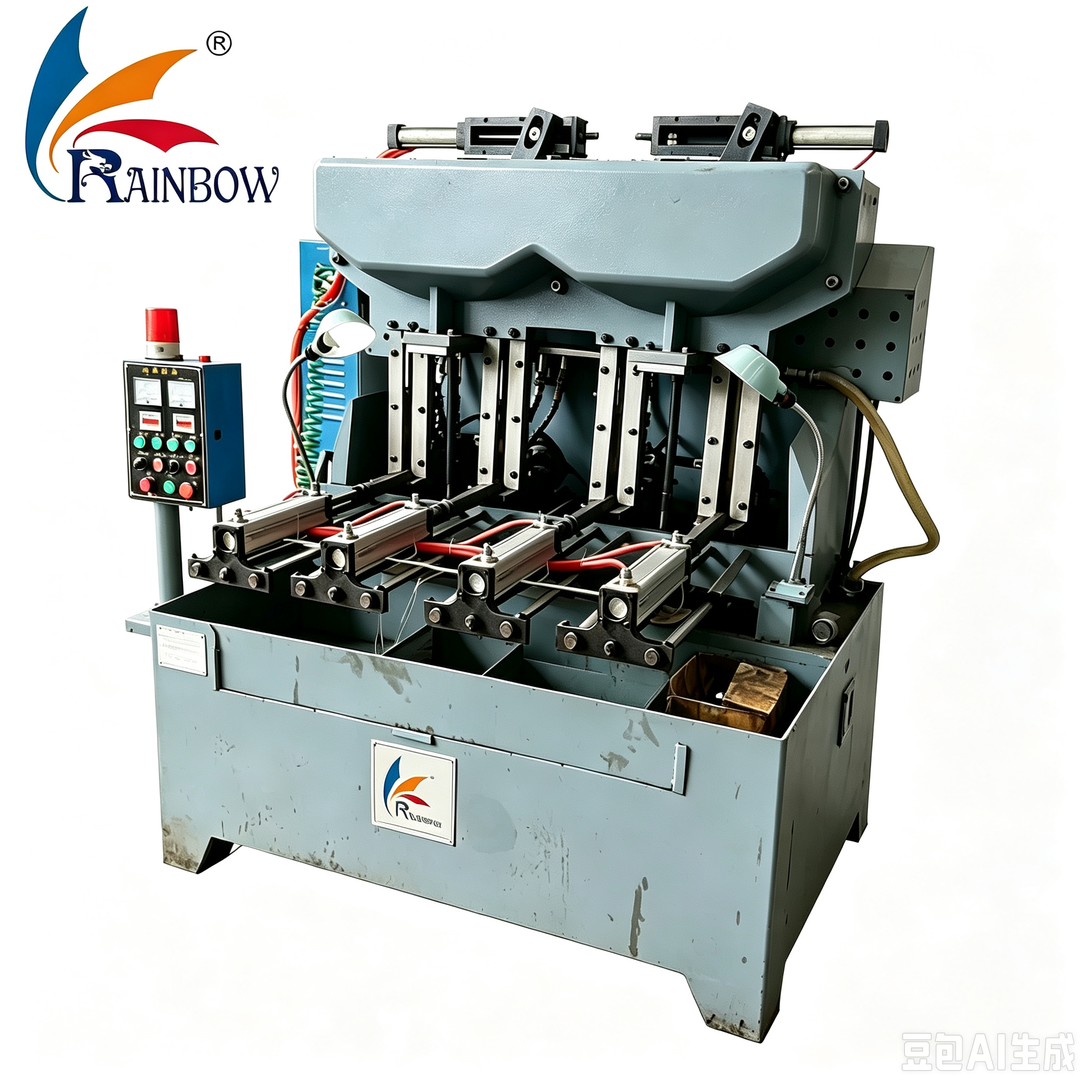 Full Automatic 4 Spindle Tapping & Nut Drilling Machine with PLC Control High Productivity Motor - COPY - turnsm