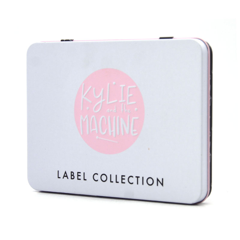 Rectangular tin box with hinged lid wholesale