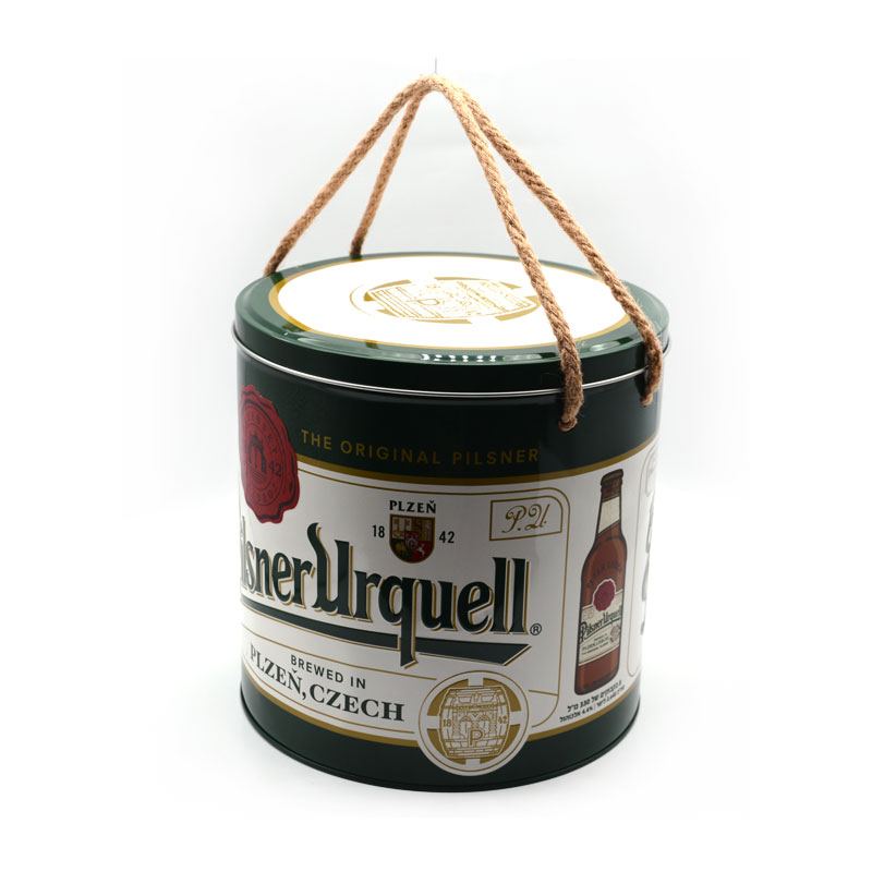 China Custom wine tin box with handle manufacturer