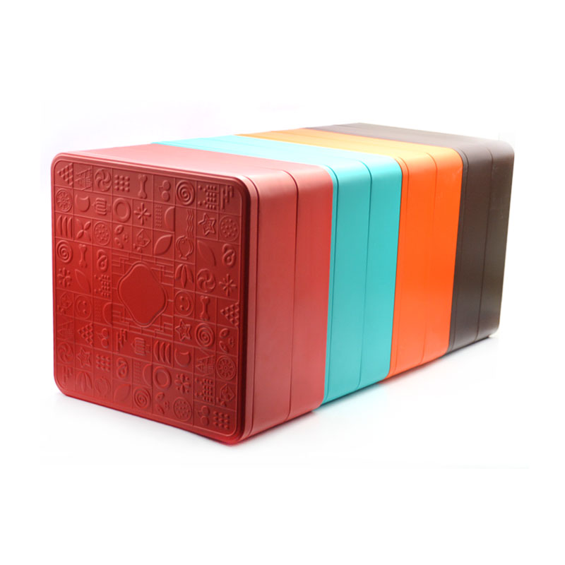Wholesale Custom Two Layers Chocolate Tin Box On Stock