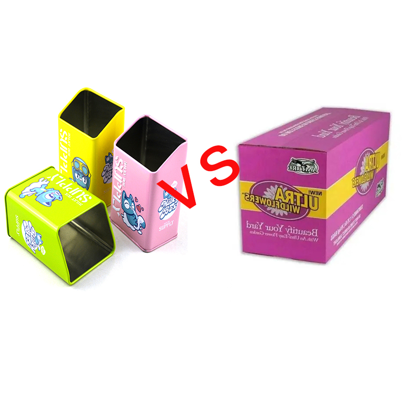 Жестяная коробка VS картонная коробка