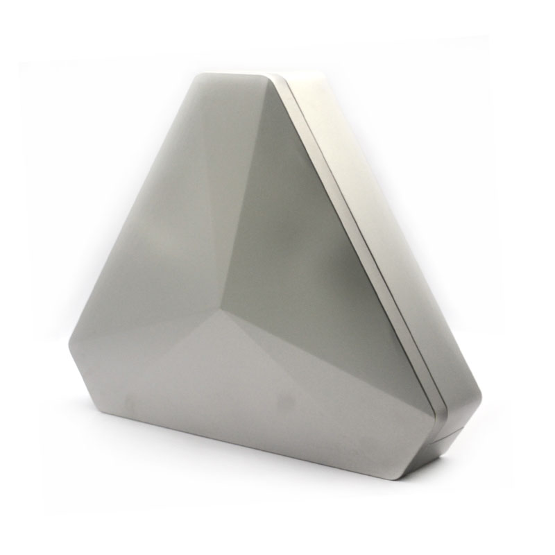 Large Triangle Tin Box Food Grade Empty Triangle Tin Container