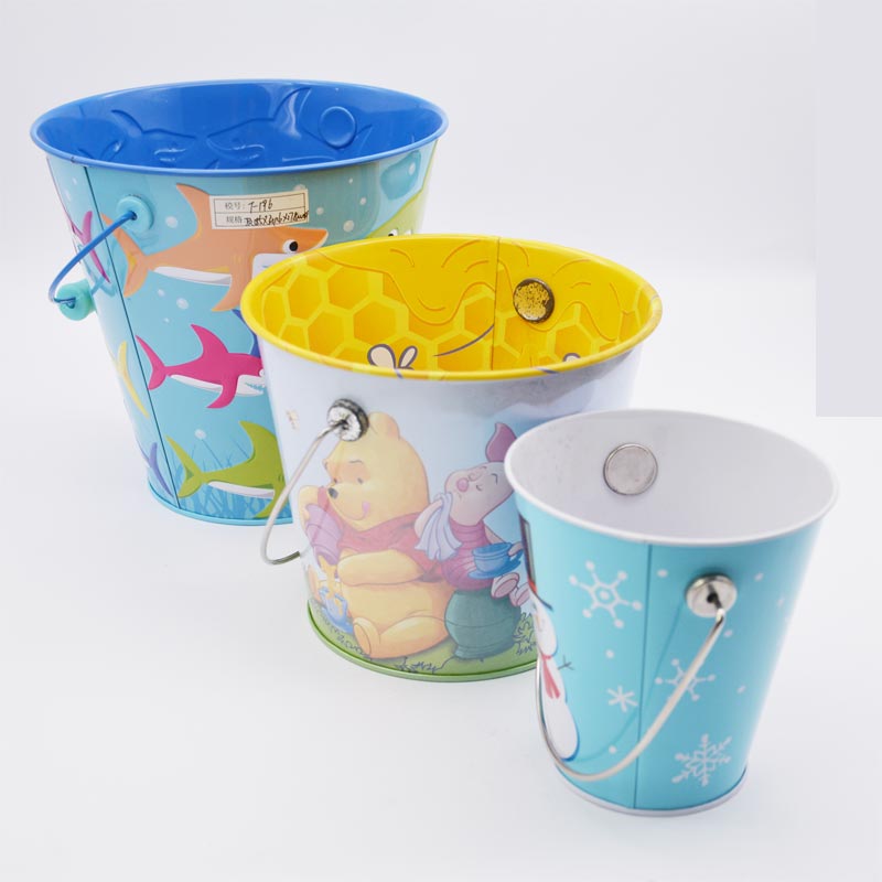 China Supplier Custom Gardening Tin Bucket Toy for Child