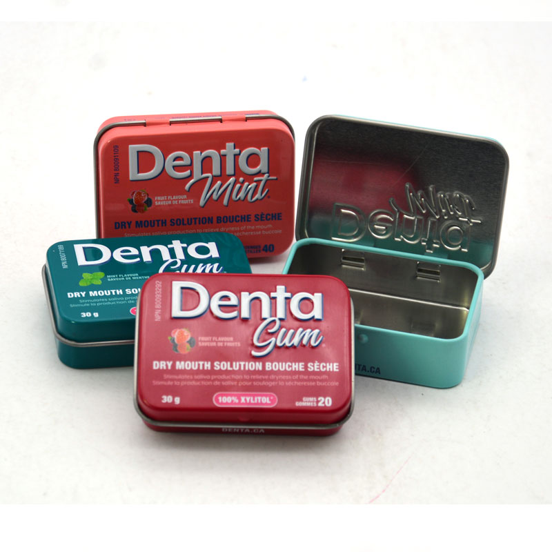 China Rectangular Gummy Tin Box manufacturer