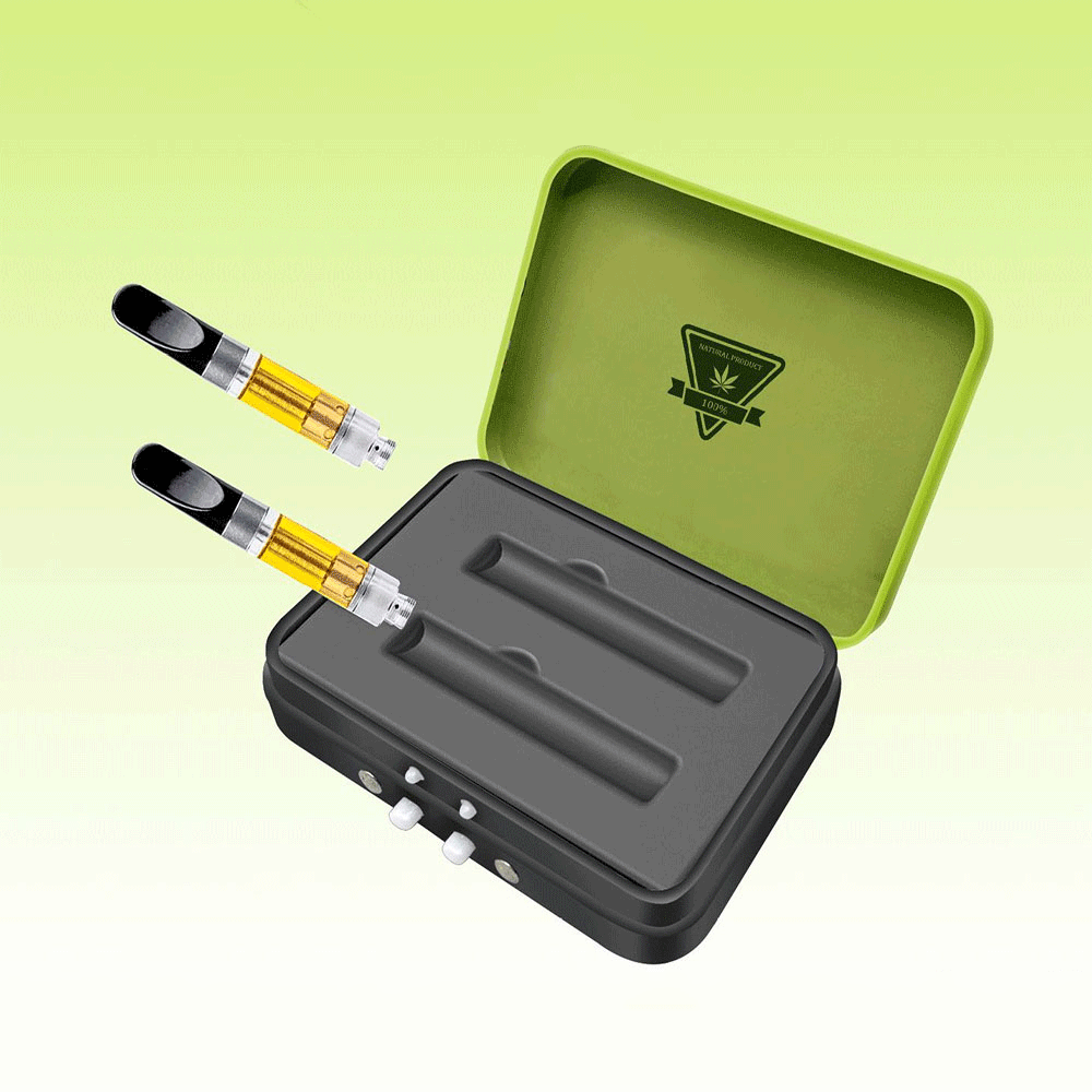 Custom Metal Cannabis Vape Pen Packaging Box