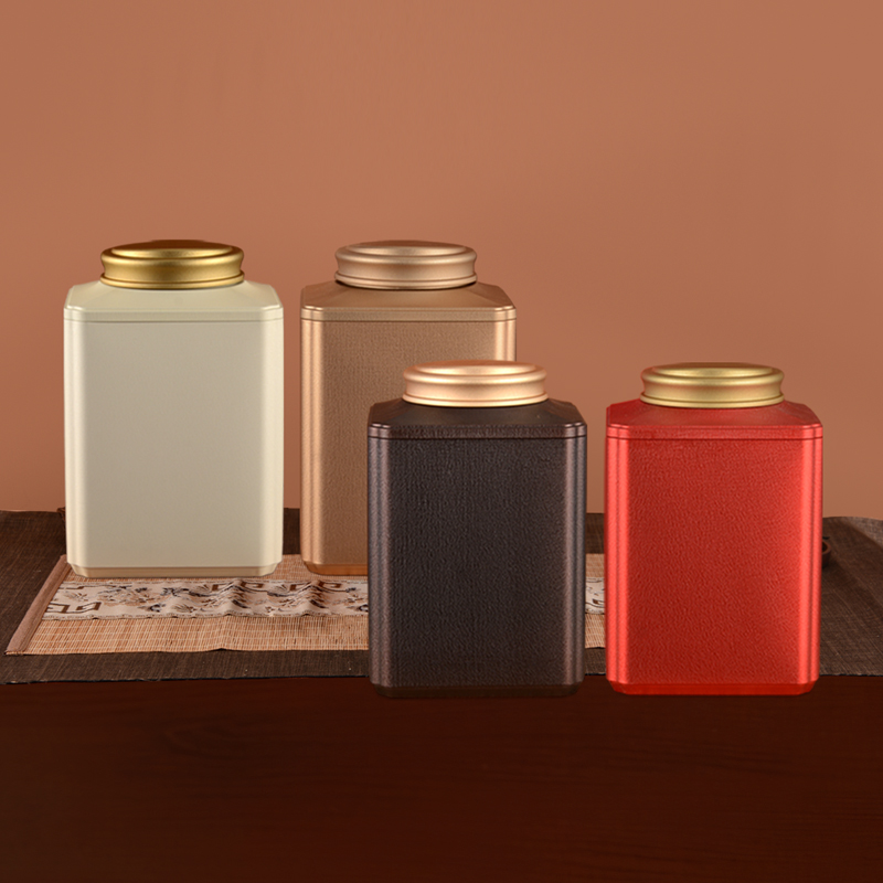 الصين بالجملة الفاخرة المخصصة Can Tea Metal Box قابلة لإعادة الاستخدام الطفل