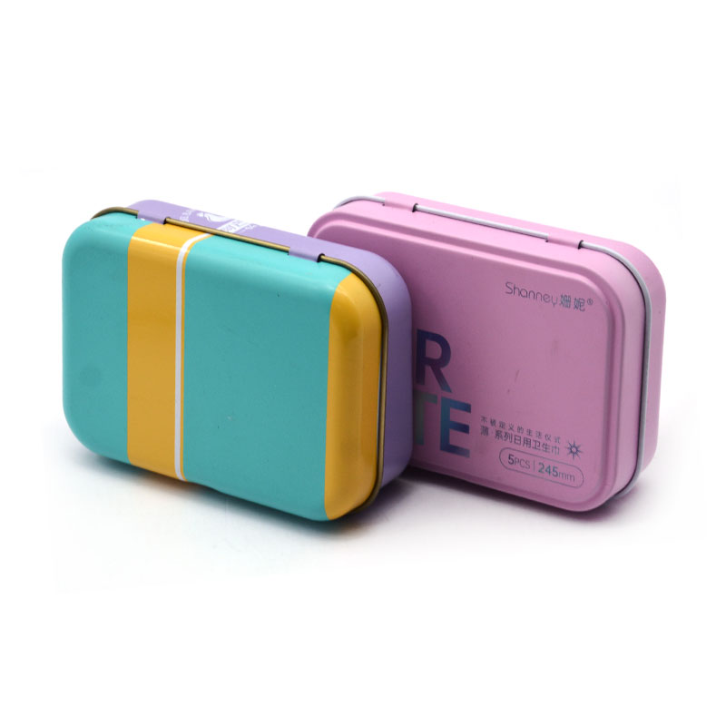 Metal Tin Box for Cosmetic Candy Lip Balm Gummy Perfume Cologne Jewerly Tea Cookie Cake Storage 98x68x29MM