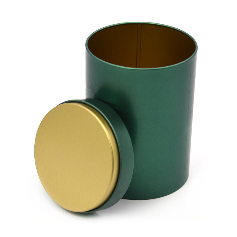 Custom Tea Coffee Metal Can Tin Container