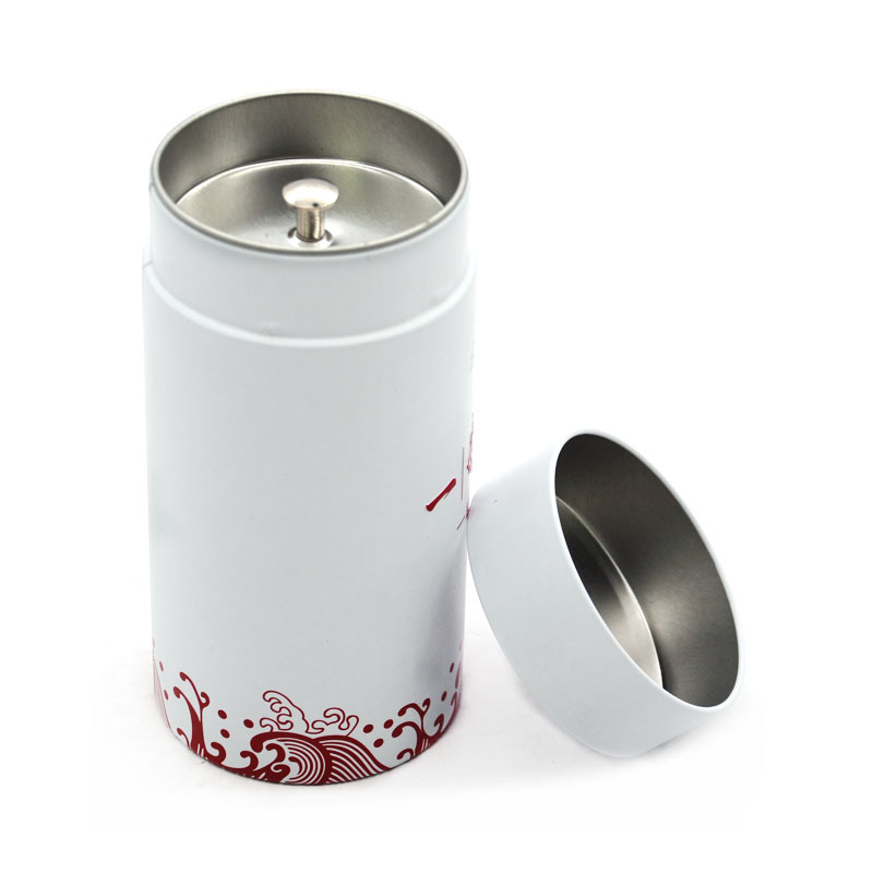 Custom Round Health Product Cookies Tin Box