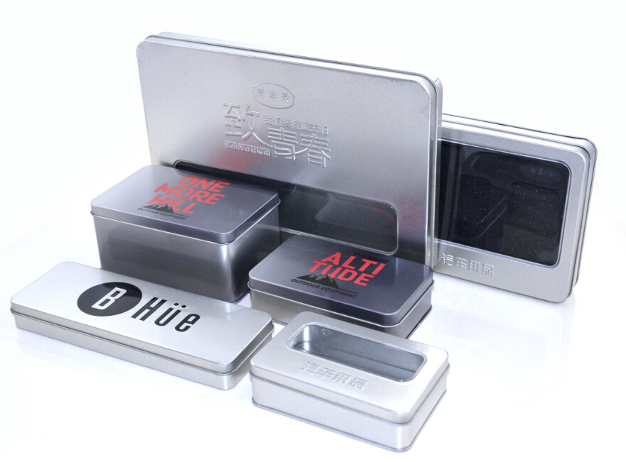 Rectangle Metal Food Grade Tins Box Cookies Tea Coffee Tin Can