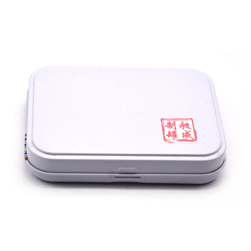 Customizable Eco-Friendly Tin Box Recyclable Metal Tin Case With Hinge Lid