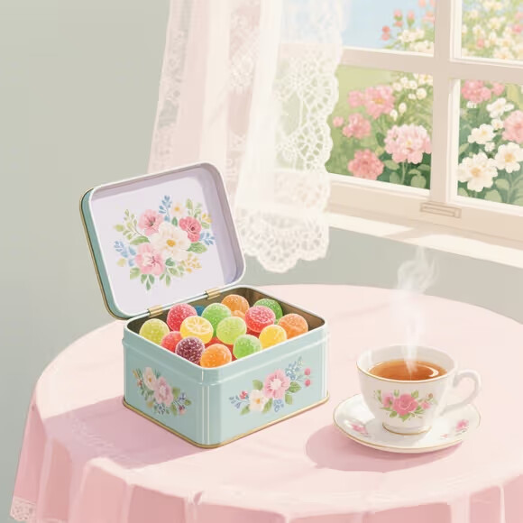 Food Grade Square Tin Can Case Metal Packaging Gift Mint Pill Candy Tin Box