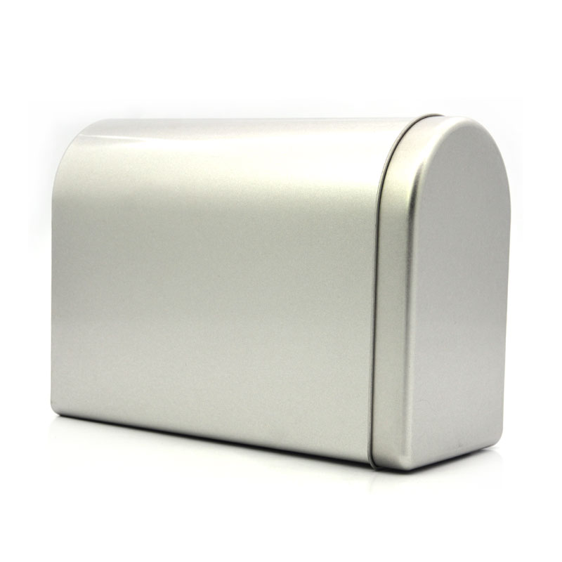 Manufacturer Mailbox Shape Tin Box With Hinged Lid