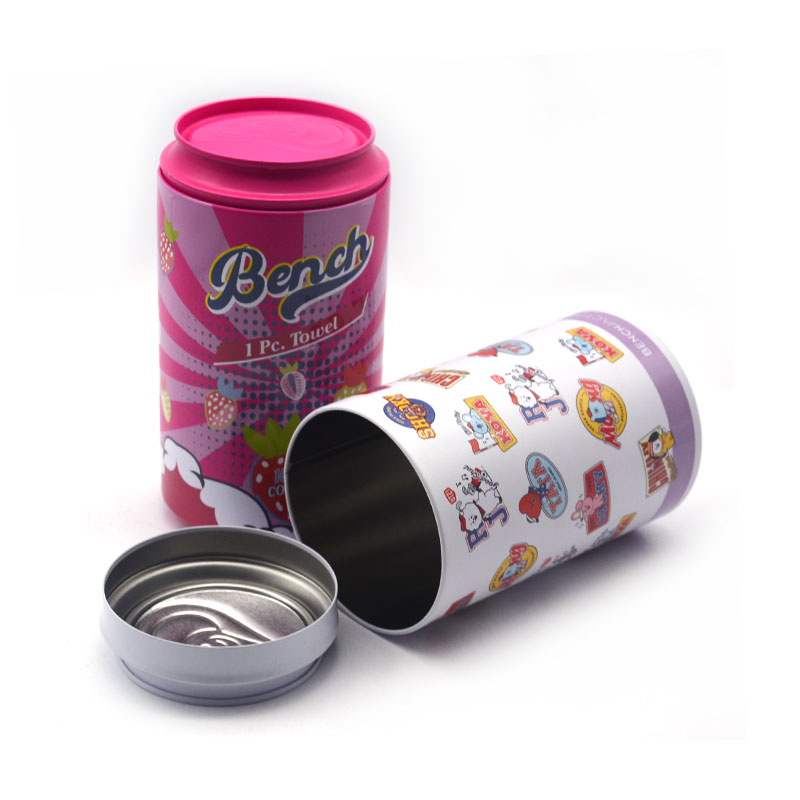 Factory Custom Tinplate Canister Round Metal Tin Box Packaging Luxury Tea Tin Can for Loose Tea
