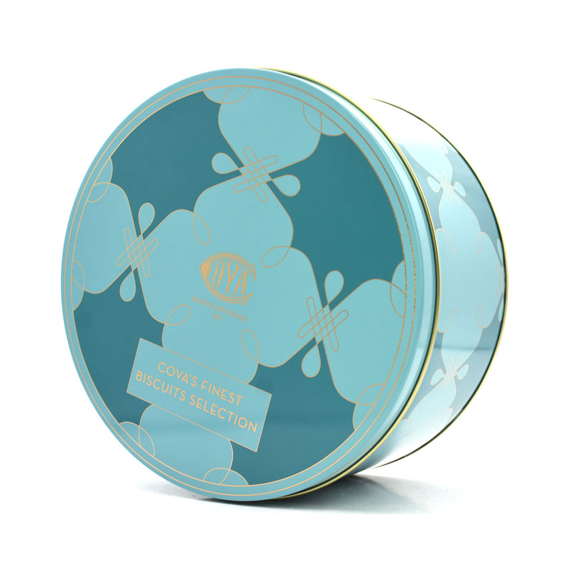 Large Round Metal Tin Cans Container Box