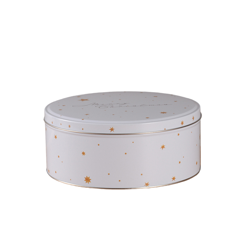 Custom Printed Round Cookie Tin Box