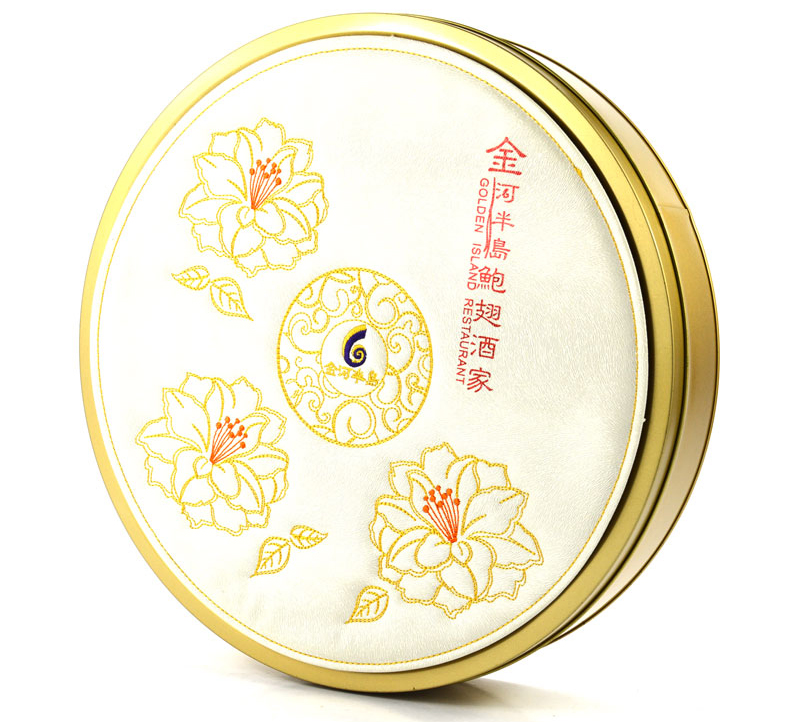 Large Food Grade Round Metal Tin Cans Container Box