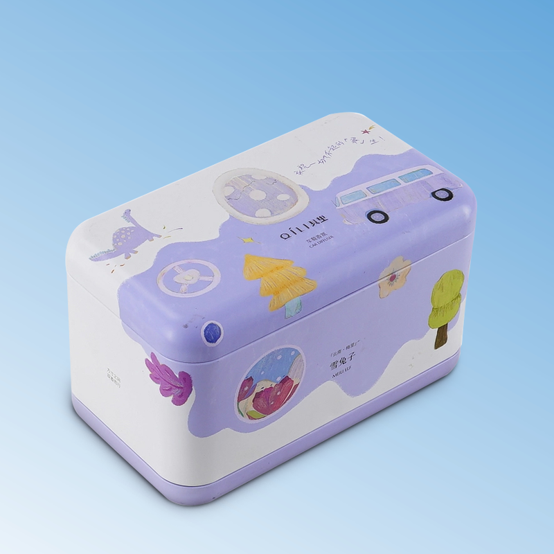 Custom Printed Rectangular Car Aromatherapy Tin Box Packaging