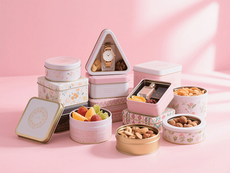 Why are food-grade tin boxes the preferred material for high-end dessert packaging?