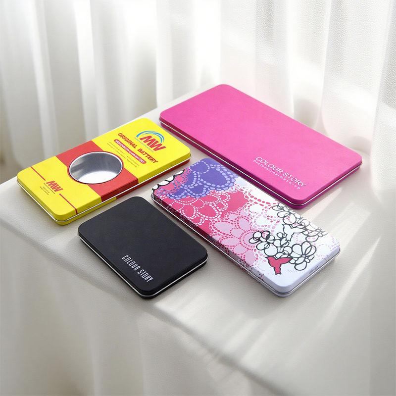 China Custom Printed Rectangular Stationery Tin Box manufacturer