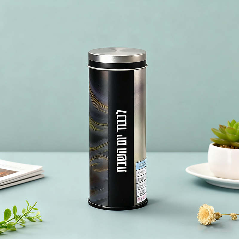 Custom Round Metal Tin Container Packaging