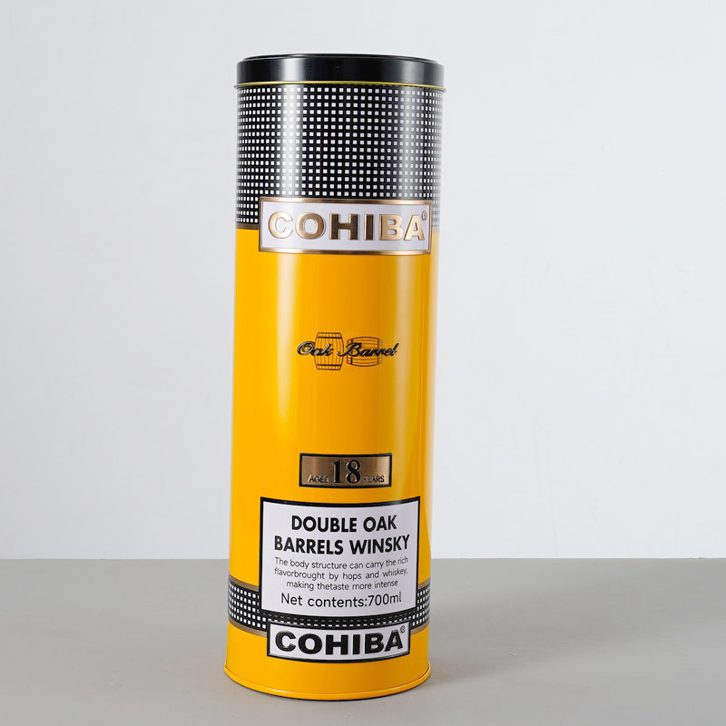 Custom Printed Round Metal Tin Can Packaging