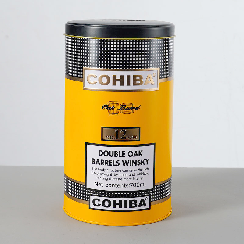 Custom Printed Round Tea Tin Box Packaging