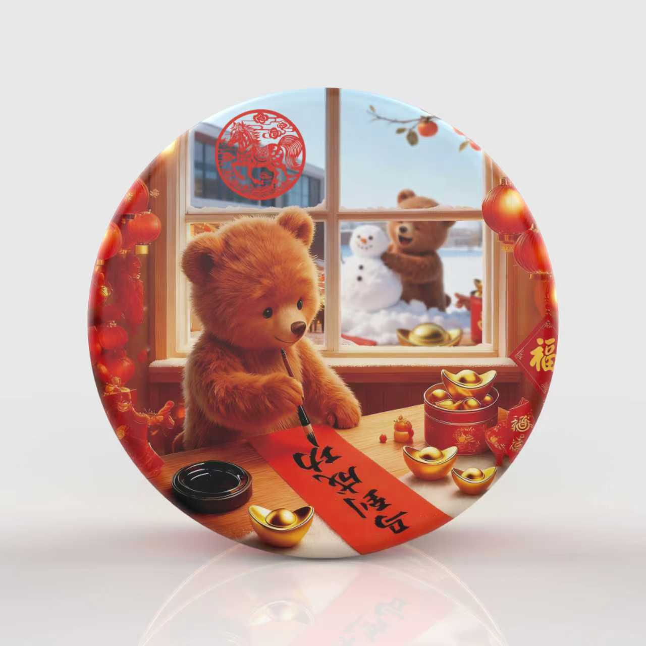China Wholesale Round Cookie Tin Box Packaging Containers manufacturer