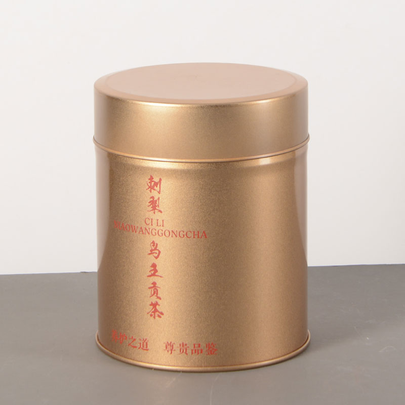 Factory Wholesale Round Tea Tin Packaging