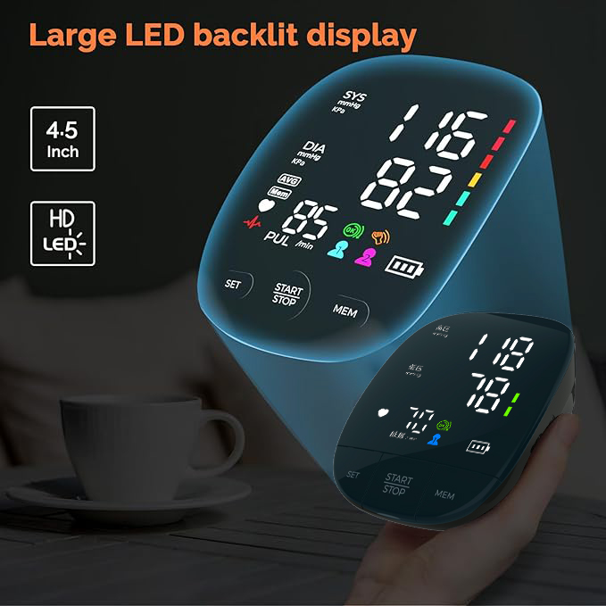 充電式デジタルマルチグループ上腕デジタル血圧メーターHomeuse
