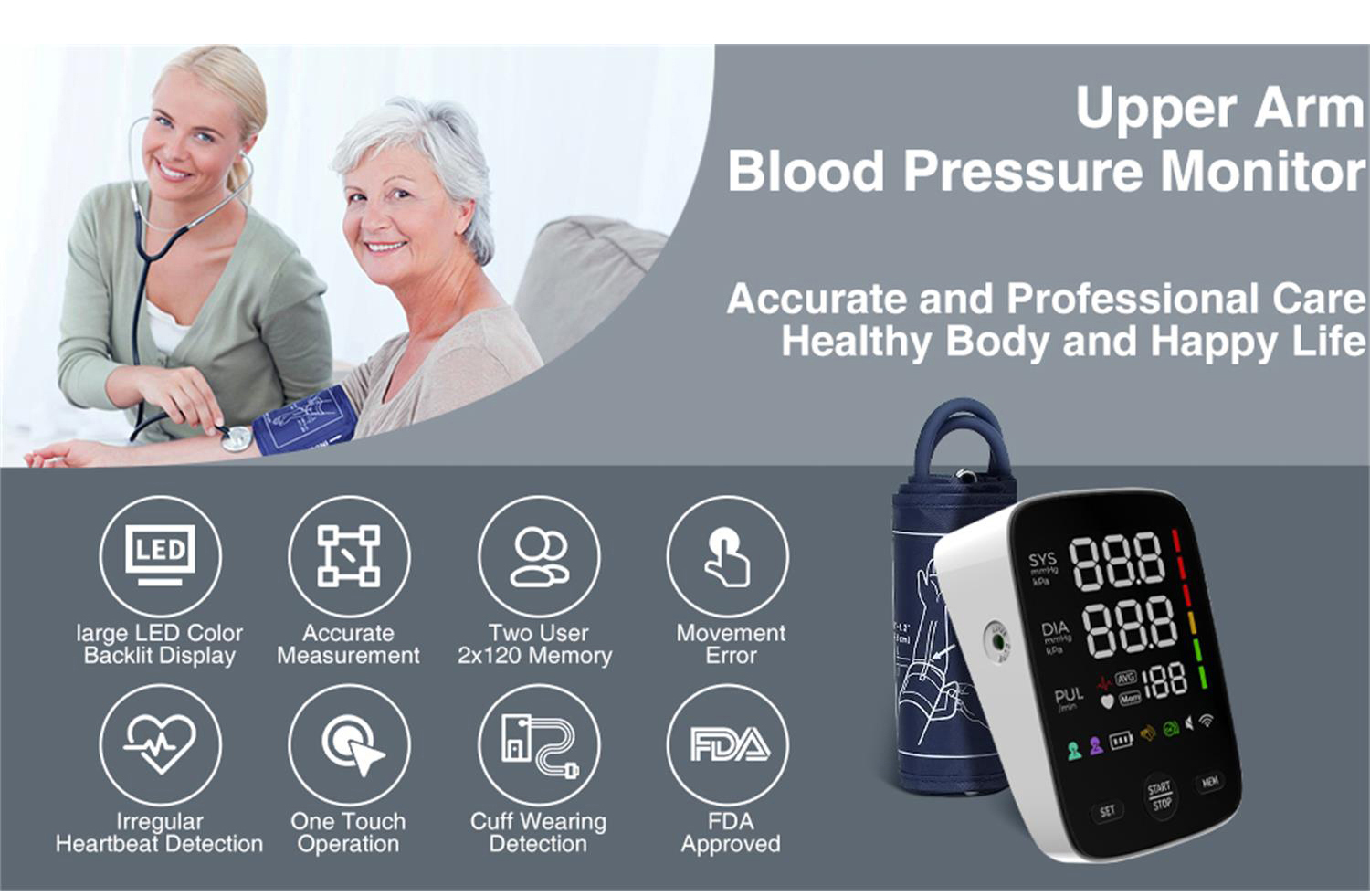Rechargeable Upper Arm Blood Pressure Machine, China Upper Arm Blood Pressure Machine Factory, Blood Pressure Digital Machine Hospital Home,China HD LED Screen BP Monitor Factory, Upper Arm Type Sphygmomanometer Supplier, China LED Screen BP Monitor Wholesales