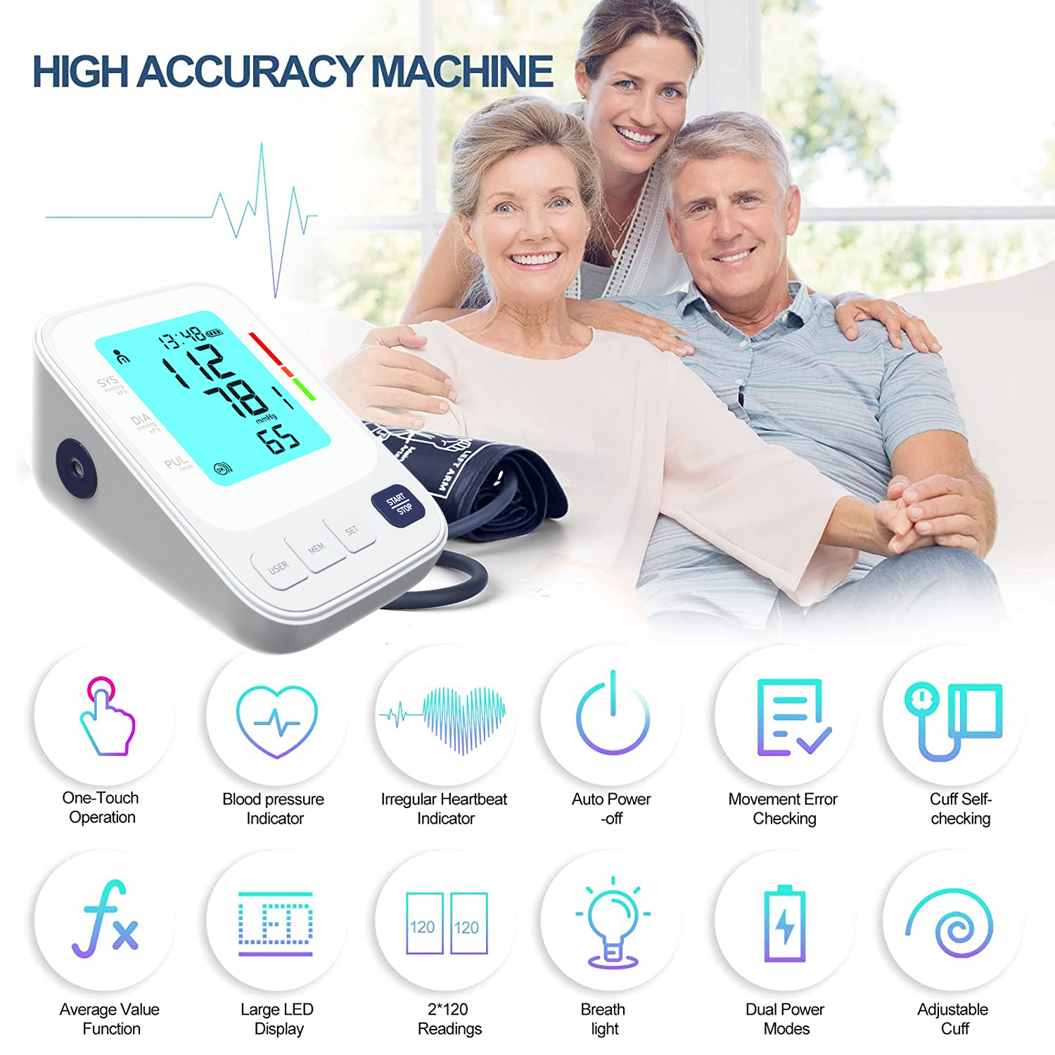 High-End Custom Digital Blood Pressure Monitor Manufacturer