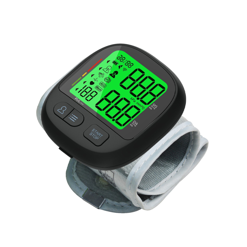 Monitor de pressão arterial digital eletrônica e inteligente de pulso quente