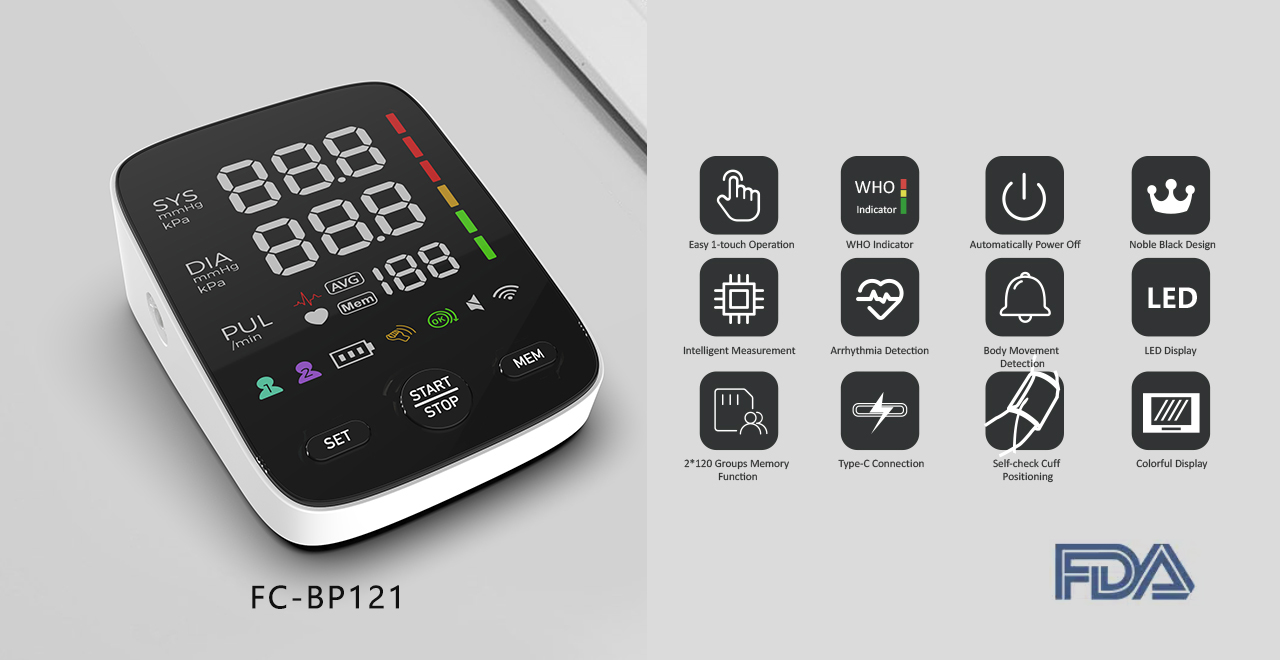FDA approved blood pressure monitors,FDA approved bp monitors