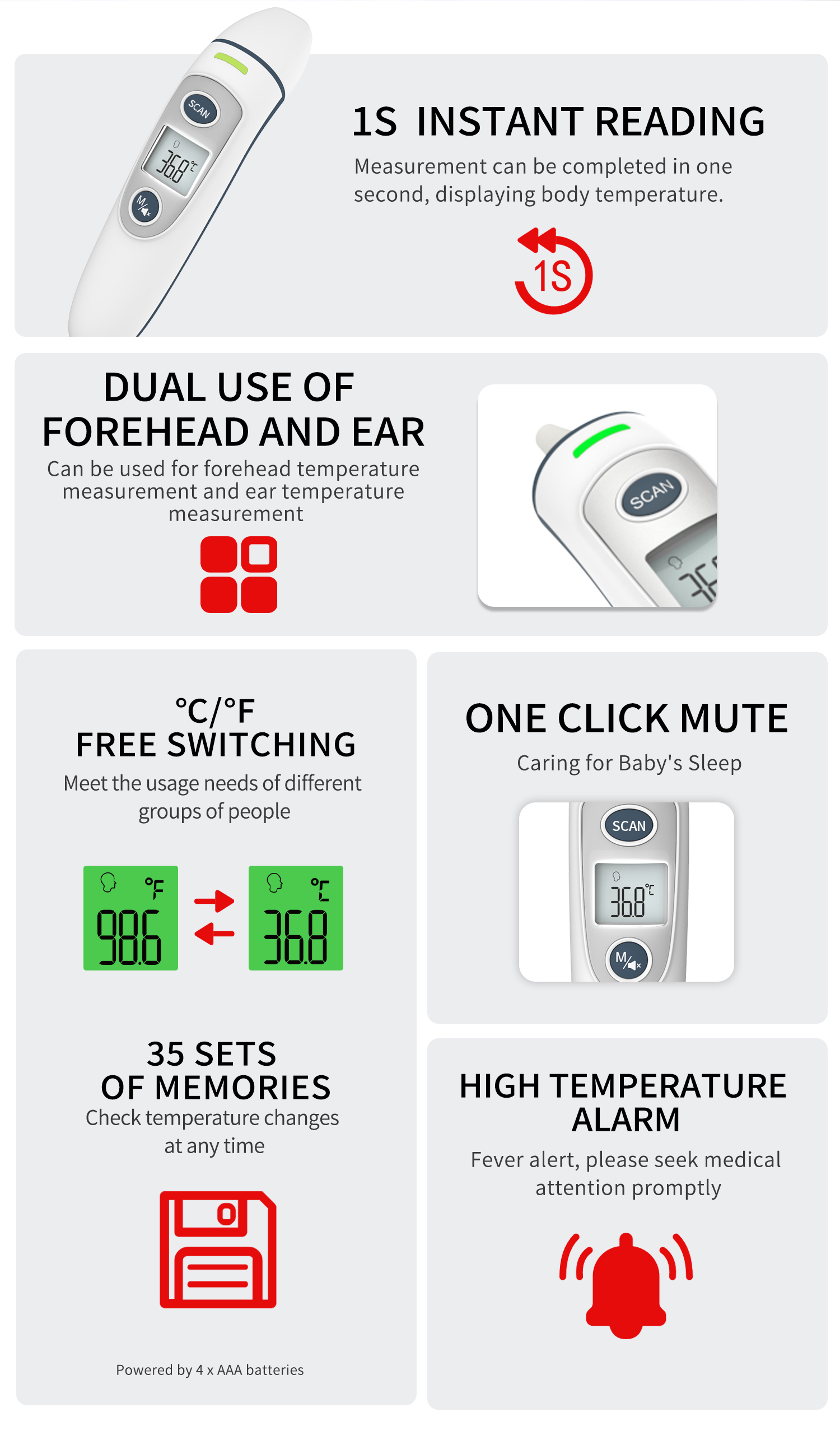 Three-color reminder thermometer,China Digital infrared thermometer, China Thermometer factory,China Digital infrared thermometer manufacturer, China Digital infrared thermometer supplier