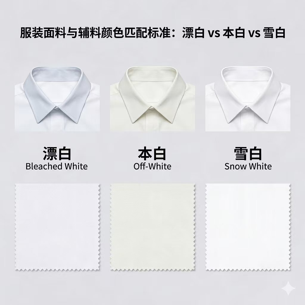 Interlining Selection for White Garments: How to Avoid Color Difference at the Neckline