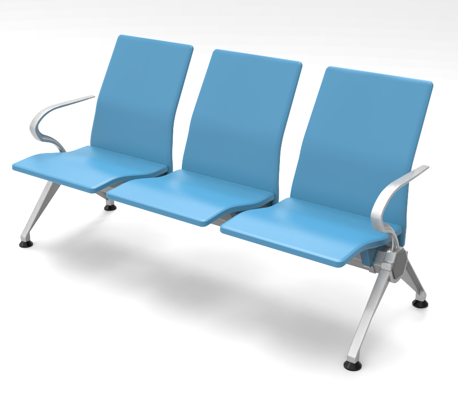 机场多色等待椅LS-S307