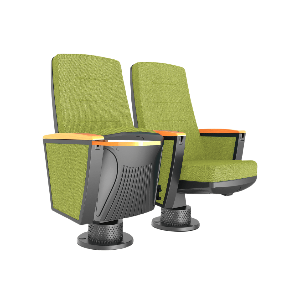 Cinema-grade adjustable couple chair LA-6106-独脚