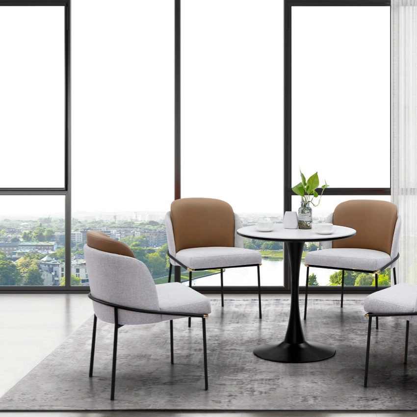 Leather commercial sofa SF-5150