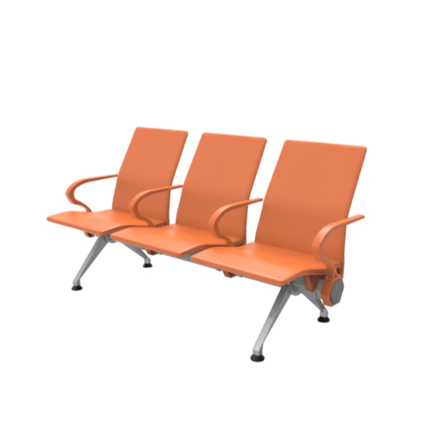 Hospital waiting seats 3 seater chair comfortable LS-S208 - COPY - e7hnr8