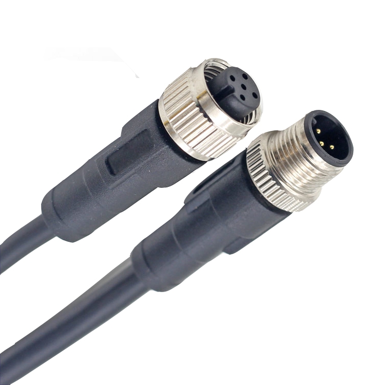 Cable macho hembra M12 de 4 o 5 pines